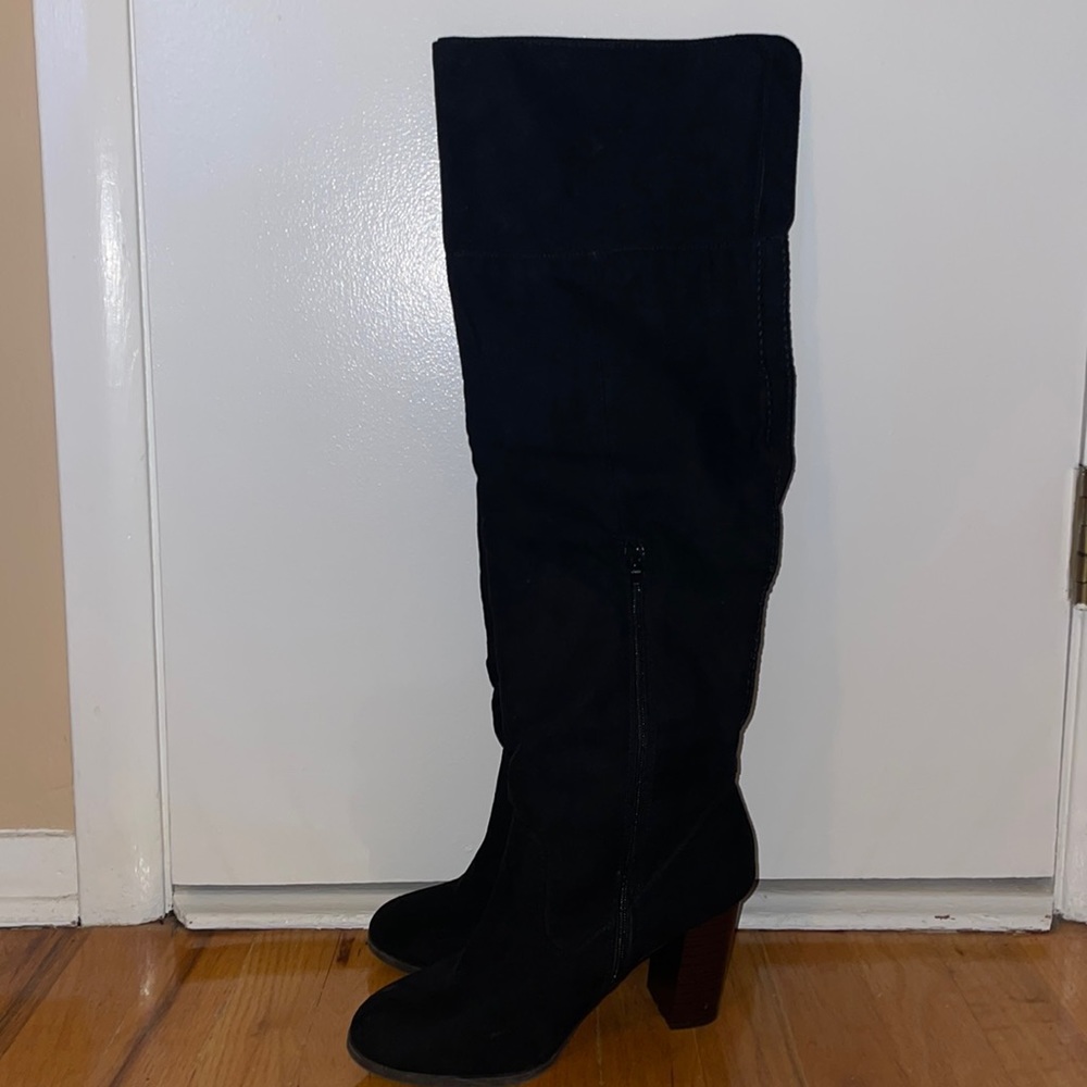 Over The Knee Black Boots